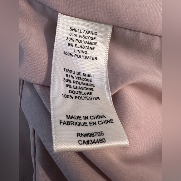 REBECCA TAYLOR Ruffle Suiting Blouse Lipstick Pink Dusty Rose Shirt Layering Top - Picture 10 of 12